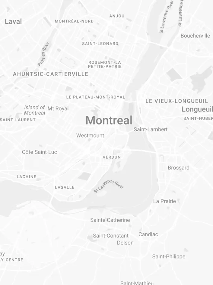Map of Montreal